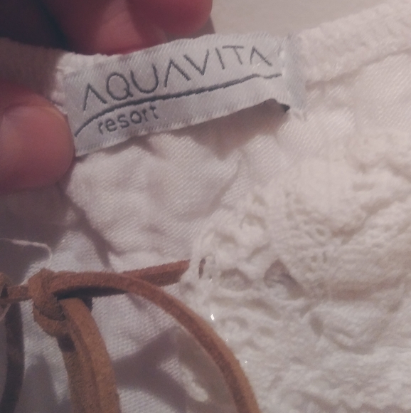 Aquavita Dress with Feather Detail size S - Picture 3 of 4